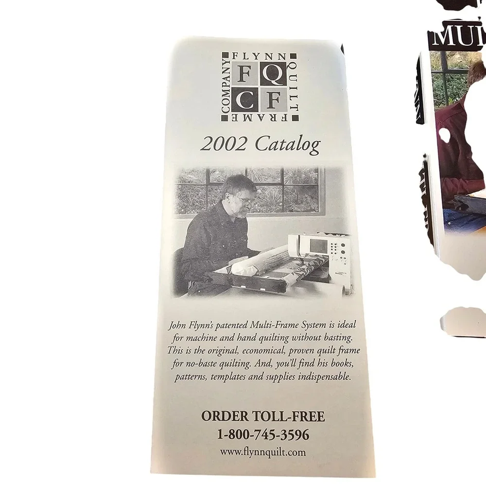 Flynn Quilt Company Multi-Frame Kit Machine Hand Quilting No-Baste System 2002